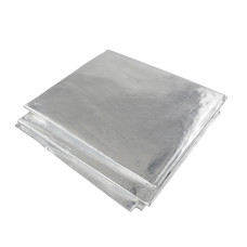 Теплоотражающее полотно 100х120см, silver
