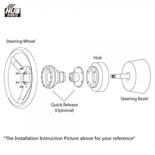 Переходник на руль SLIM BMW E36, под болт