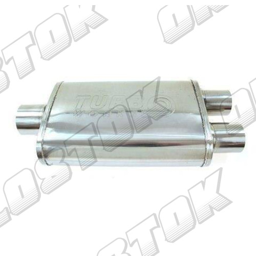 Резонатор TurboWorks, 63-57, 1-2, 355мм, 304SS 