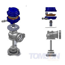 Вестгейт Tial MVS 38мм V-Band с комплектом пружин