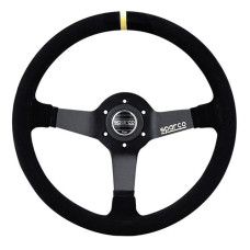 Руль Sparco R345, черный замш