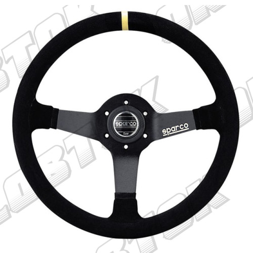 Руль Sparco R345, черный замш