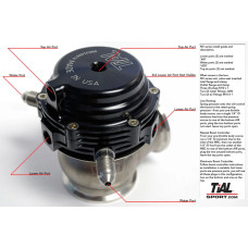 Вестгейт Tial MVR 44mm V-Band + пружини, чорний