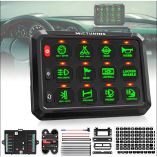 PDM панель 12в1, MICTUNING, зелёная 