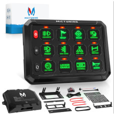 PDM панель 12в1, MICTUNING, зелёная 