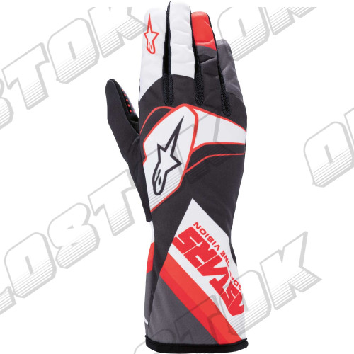 Перчатки Alpinestars Tech 1K Race v2 Graph, черные/красный, M размер