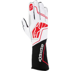 Перчатки Alpinestars Tech 1KX v4, черный/белый, XXL размер