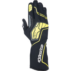 Перчатки Alpinestars Tech 1KX v4, черный/желтый, M размер