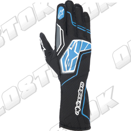 Перчатки Alpinestars Tech 1KX v4, черный/синий, XL размер