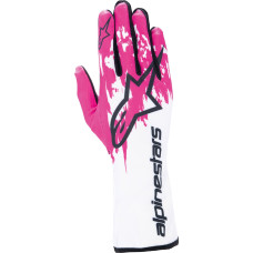 Перчатки Alpinestars Tech 1K v3, белый/розовый, XXL размер