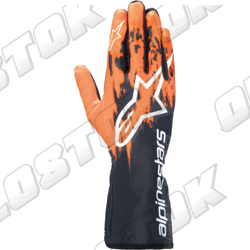 Перчатки Alpinestars Tech 1K v3, черный/оранжевый, XXL размер