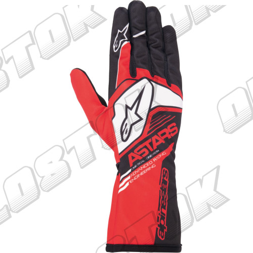Рукавички Alpinestars Tech 1K Race v2 Corporate, чорний/червоний, XXL розмір