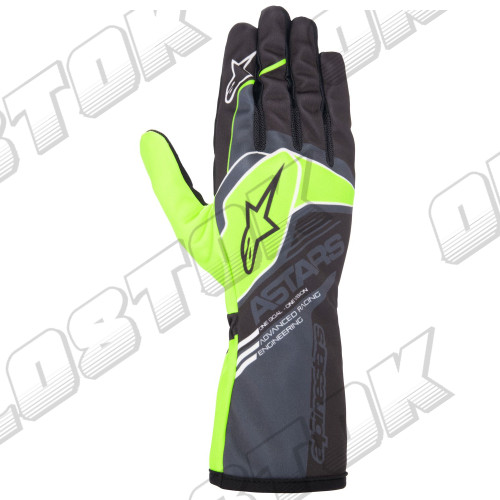 Рукавички Alpinestars Tech 1K Race v2 Corporate, чорний/зелений, XXL розмір