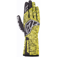 Перчатки Alpinestars Tech 1K Race v2 Vertical, черный/желтый, XXL размер