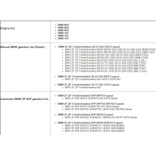 Переходная плита PMC, BMW M5x - BMW ZF 8HP 8HP70 8HP50 / GS6-53DZ