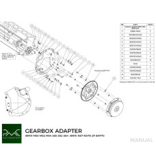 Переходная плита PMC, BMW M5x - BMW ZF 8HP 8HP70 8HP50 / GS6-53DZ