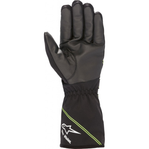 Перчатки Alpinestars Tempest v2 WP, черный/зеленый, XXL размер