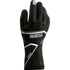 Перчатки Sparco Karthandschuh CRW, черный, L размер