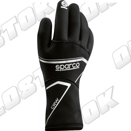 Перчатки Sparco Karthandschuh CRW, черный, L размер
