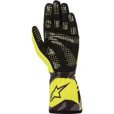 Перчатки Alpinestars Tech 1K Race v2 Solid, черный/желтый, L размер