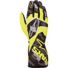 Перчатки Alpinestars Tech 1K Race v2 Solid, черный/желтый, L размер