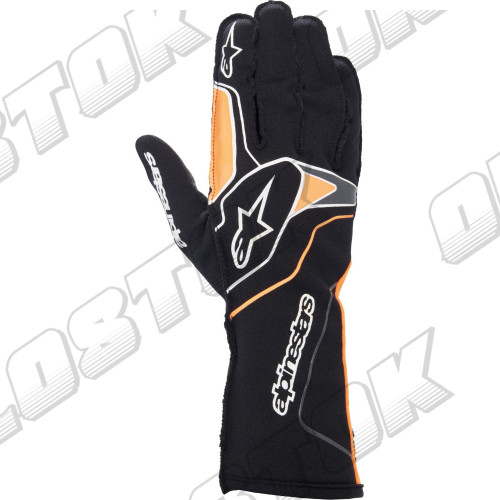 Перчатки Alpinestars Tech 1KX v3, черный/оранжевый, L размер