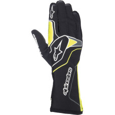 Перчатки Alpinestars Tech 1KX v3, черный/желтый, XXL размер
