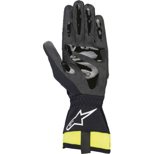 Перчатки Alpinestars Tech 1KX v3, черный/желтый, L размер