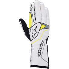 Перчатки Alpinestars Tech 1KX v3, белый/желтый, XXL размер