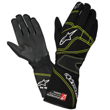 Перчатки Alpinestars Tempest, черный/зеленый, XXL размер