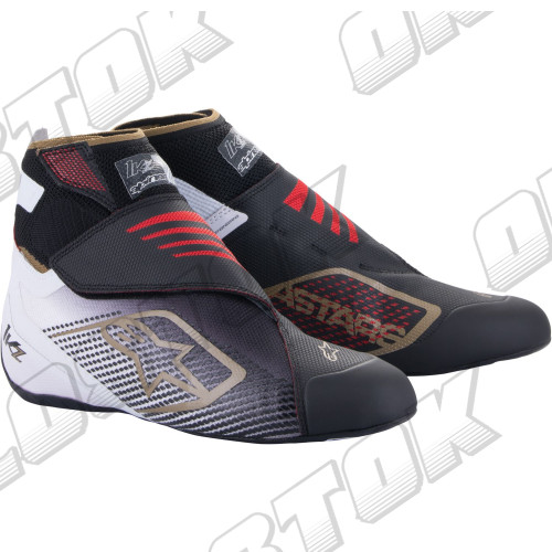 Ботинки Alpinestars Tech 1KZ v2, черный/белый, 43 размер