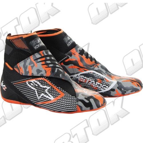 Ботинки Alpinestars Tech 1KZ v2, оранжевый/камуфляж, 43 размер