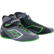 Черевики Alpinestars Tech 1KX v2, чорний/зелений, 45.5 розмір