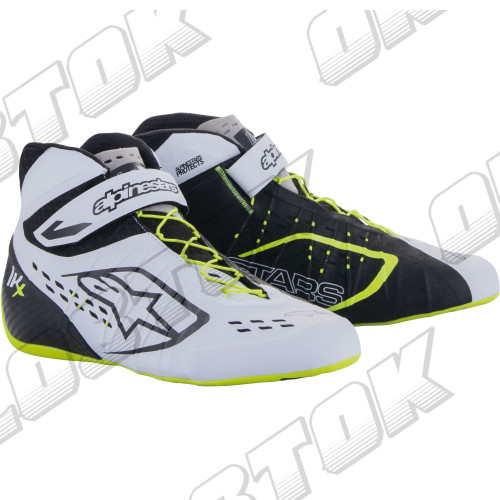 Ботинки Alpinestars Tech 1KX v2, белый/желтый, 43 размер