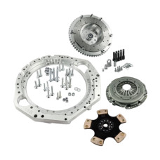 Переходная плита PMC + комплект сцепления STAGE 1, BMW V8 M62 - BMW M50 S50 M52 S52 M54 - 240mm / 9.45"