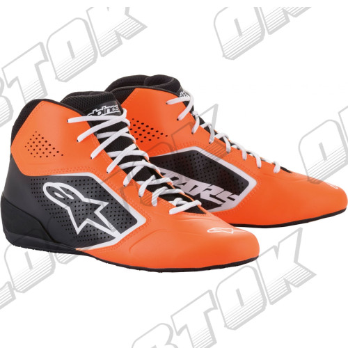 Черевики Alpinestars Tech 1K Start v2, чорний/жовтогарячий, 40 розмір