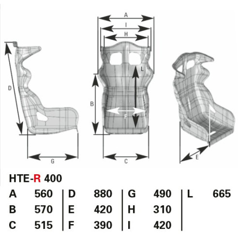 Ковш OMP HTE-R 400