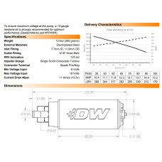 Занурювальний паливний насос DeatschWerks DW300 340л/ч