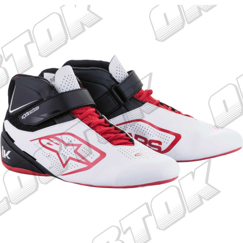 Ботинки Alpinestars Tech 1K v2, белый/красный, 45 размер