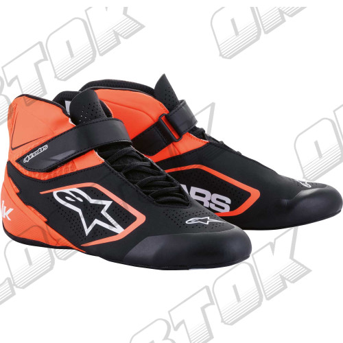 Ботинки Alpinestars Tech 1K v2, черный/оранжевый, 45 размер