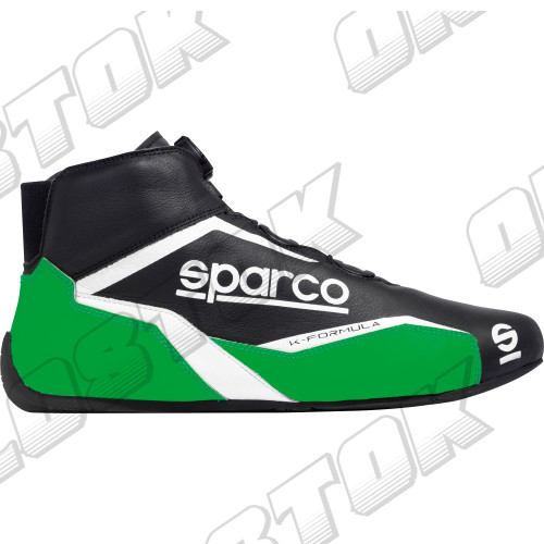 Ботинки Sparco K-Formula, черный/зеленый, 40 размер
