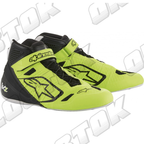 Ботинки Alpinestar Tech 1KZ, черный/желтый, 41 размер