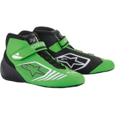 Черевики Alpinestar Tech 1KX, чорний/зелений, 45.5 розмір