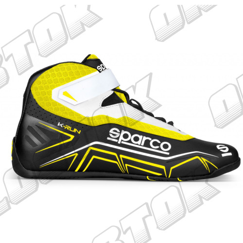 Ботинки Sparco K-RUN, черный/желтый, 42 размер