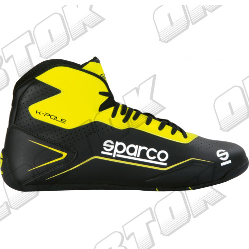 Ботинки Sparco K-POLE, черный/желтый, 43 размер