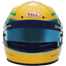 Шлем BELL KC7 CMR Ayrton Senna Edition, оранжевый, 55 размер