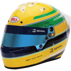 Шлем BELL KC7 CMR Ayrton Senna Edition, оранжевый, 55 размер