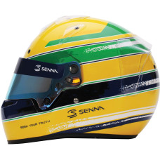 Шлем BELL KC7 CMR Ayrton Senna Edition, оранжевый, 55 размер