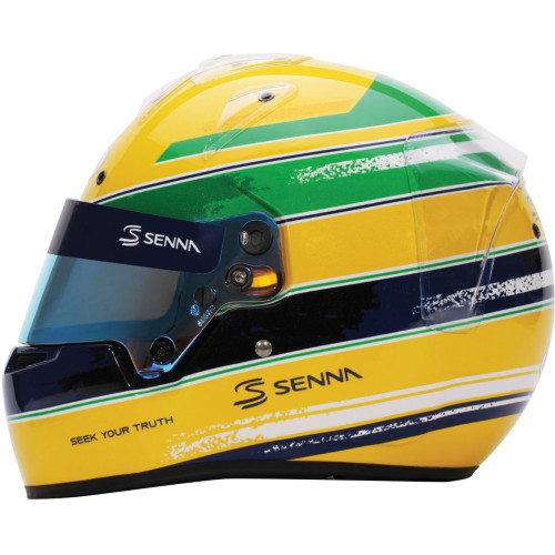 Шлем BELL KC7 CMR Ayrton Senna Edition, оранжевый, 55 размер