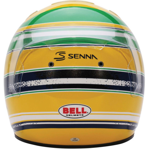 Шлем BELL KC7 CMR Ayrton Senna Edition, оранжевый, 55 размер